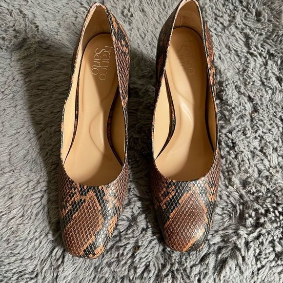 Franco sarto faux snake print heels‎ - Picture 3 of 8